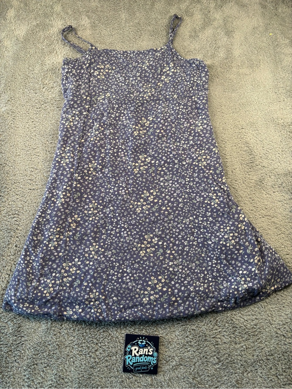eBay Title

Abercrombie Kids Girls 15/16 Blue Floral Dress Smocked Back Spaghett
